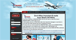 Desktop Screenshot of miamiskymail.com