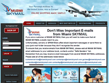 Tablet Screenshot of miamiskymail.com